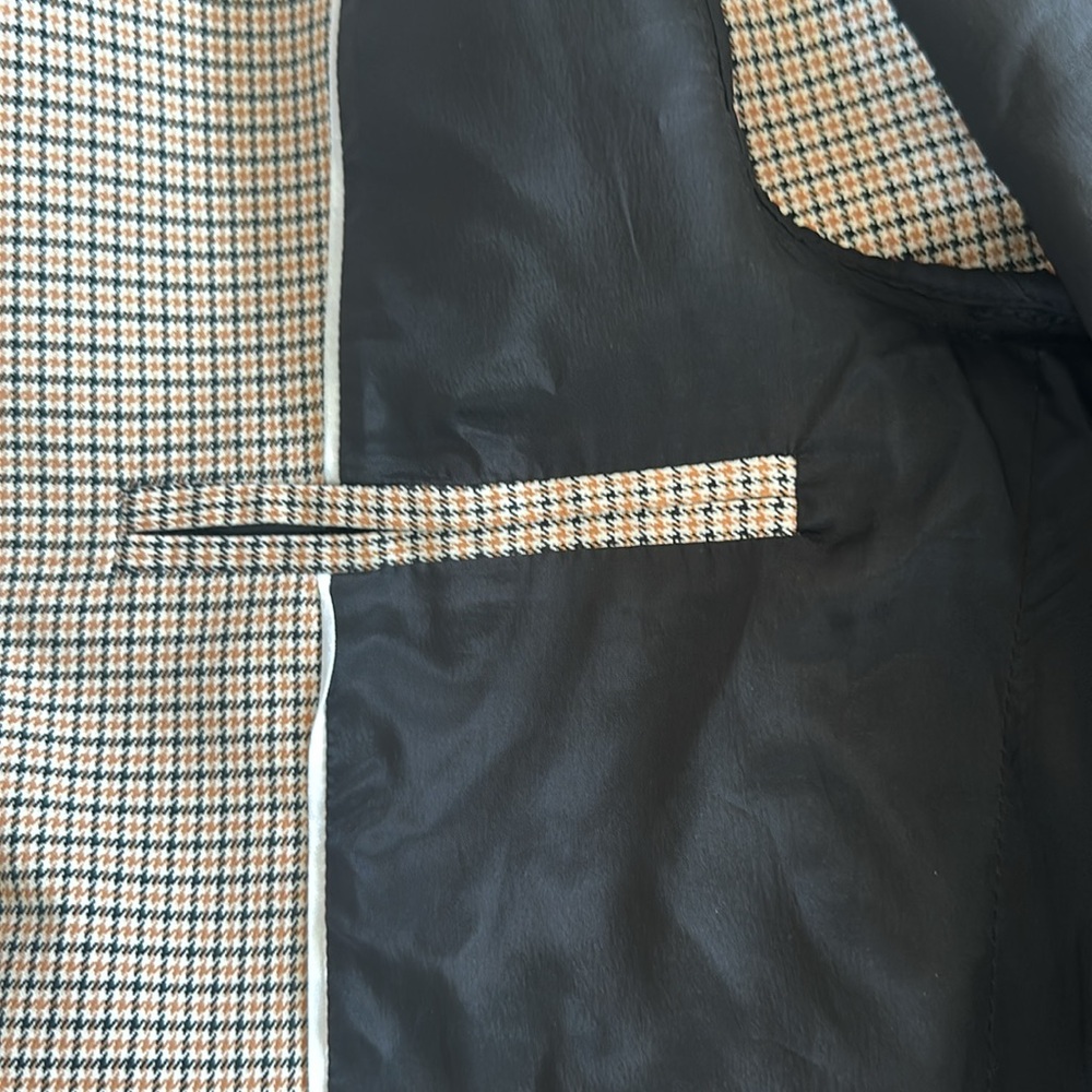 La Ligne Plaid Print Blazer NWT Size 14 & 10 - Picture 14 of 14